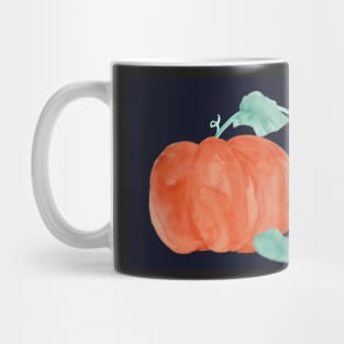 Pumpkin Time on Navy Mug